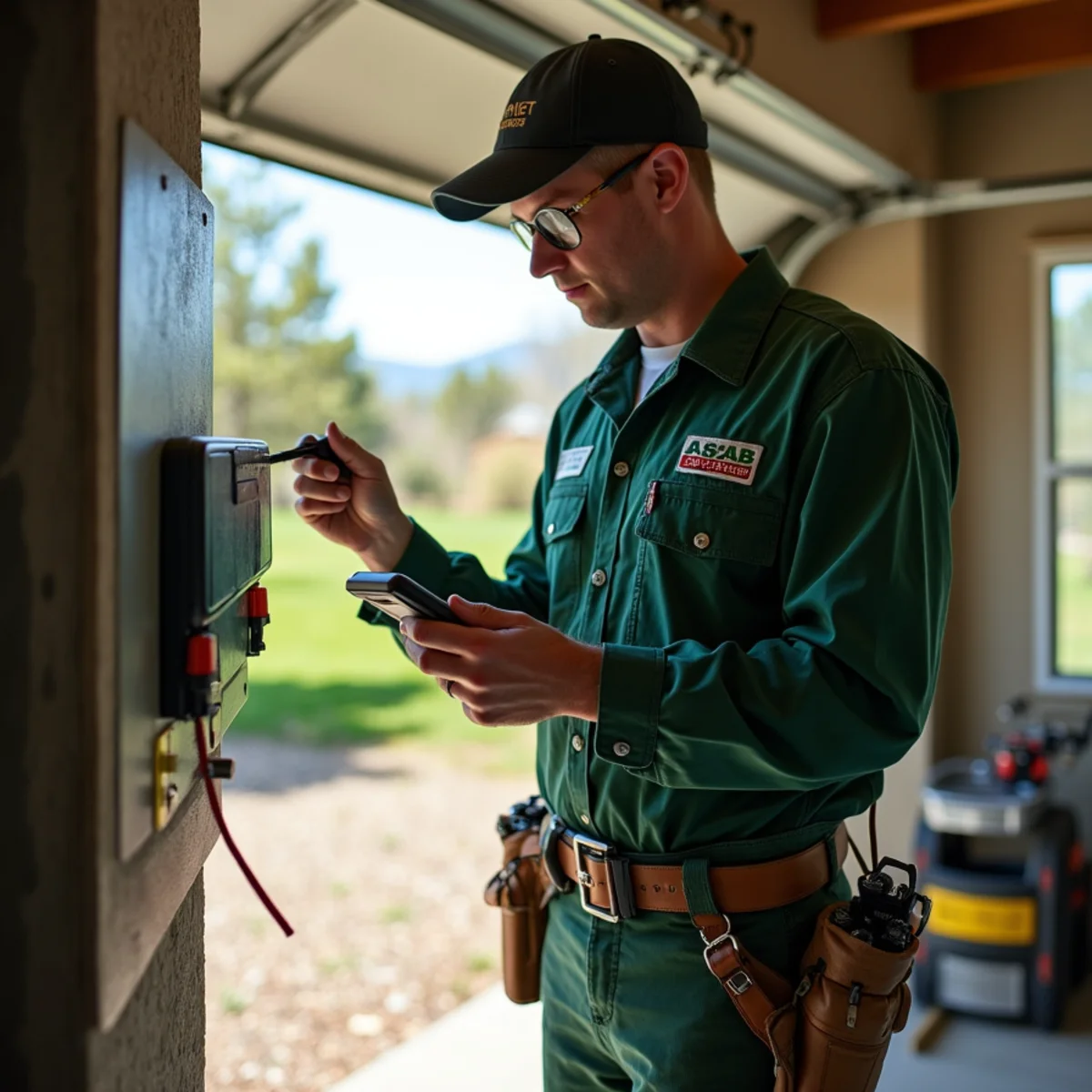 Irrigation controller being adjusted after a zone-by-zone inspection