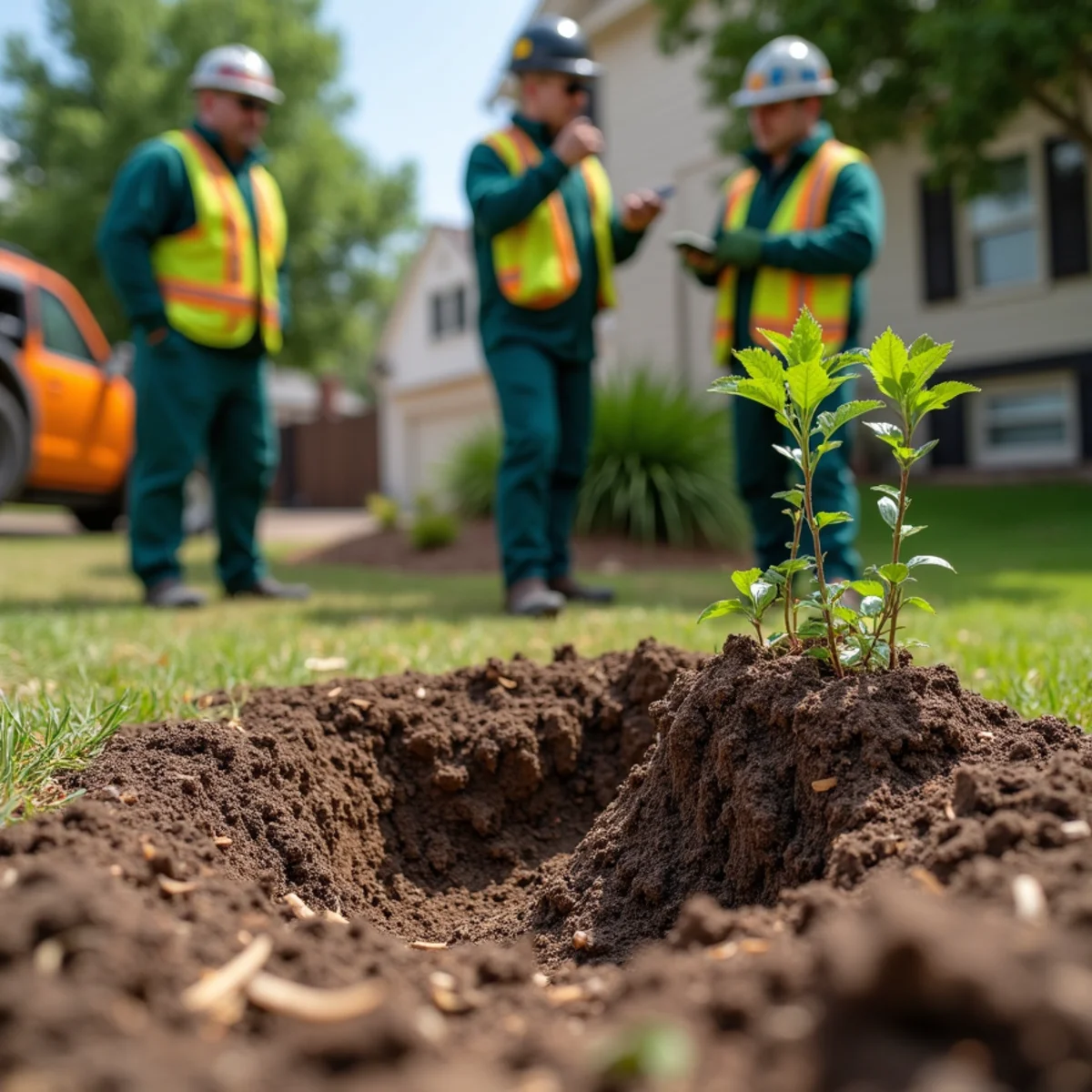 Stump Grinding vs. Stump Removal planning detail for an Aurora, Colorado property
