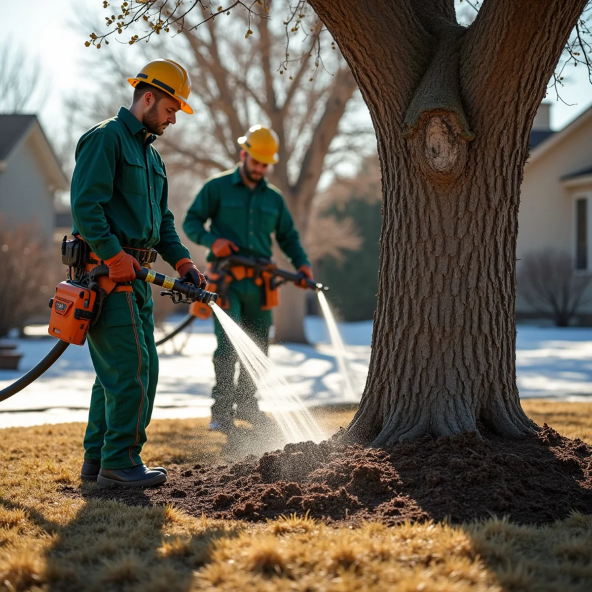 Winter Tree Watering in Colorado planning detail for an Aurora, Colorado property