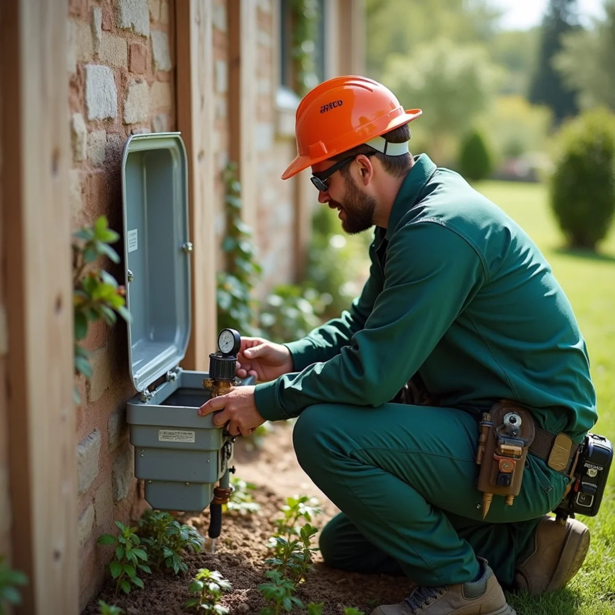 Irrigation Services crew working at an Aurora, Colorado property