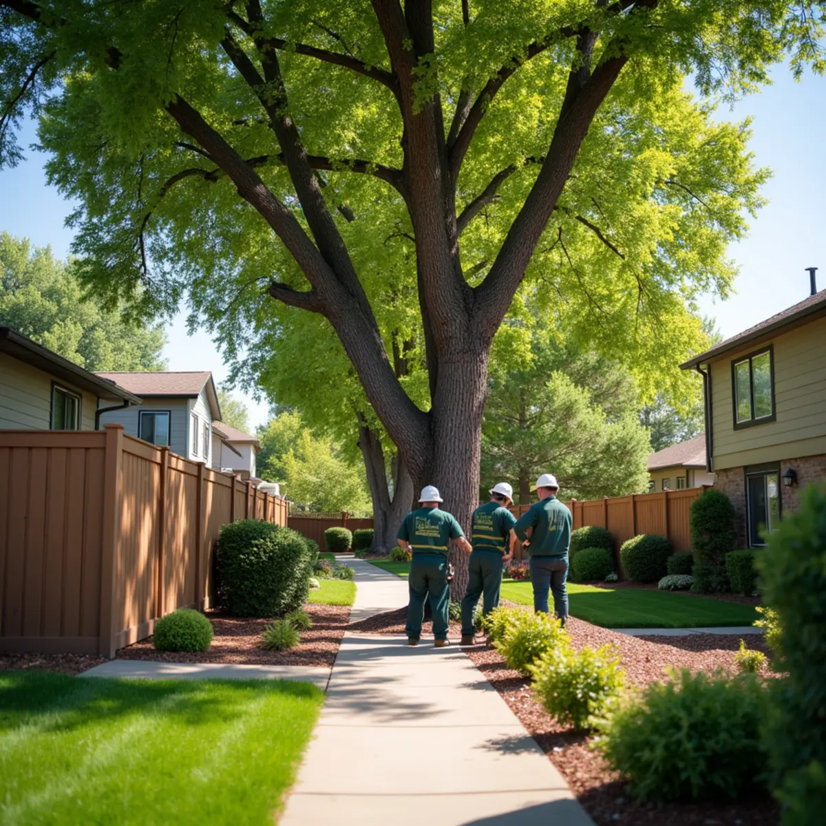 Residential trees and local property conditions in Arvada, Colorado