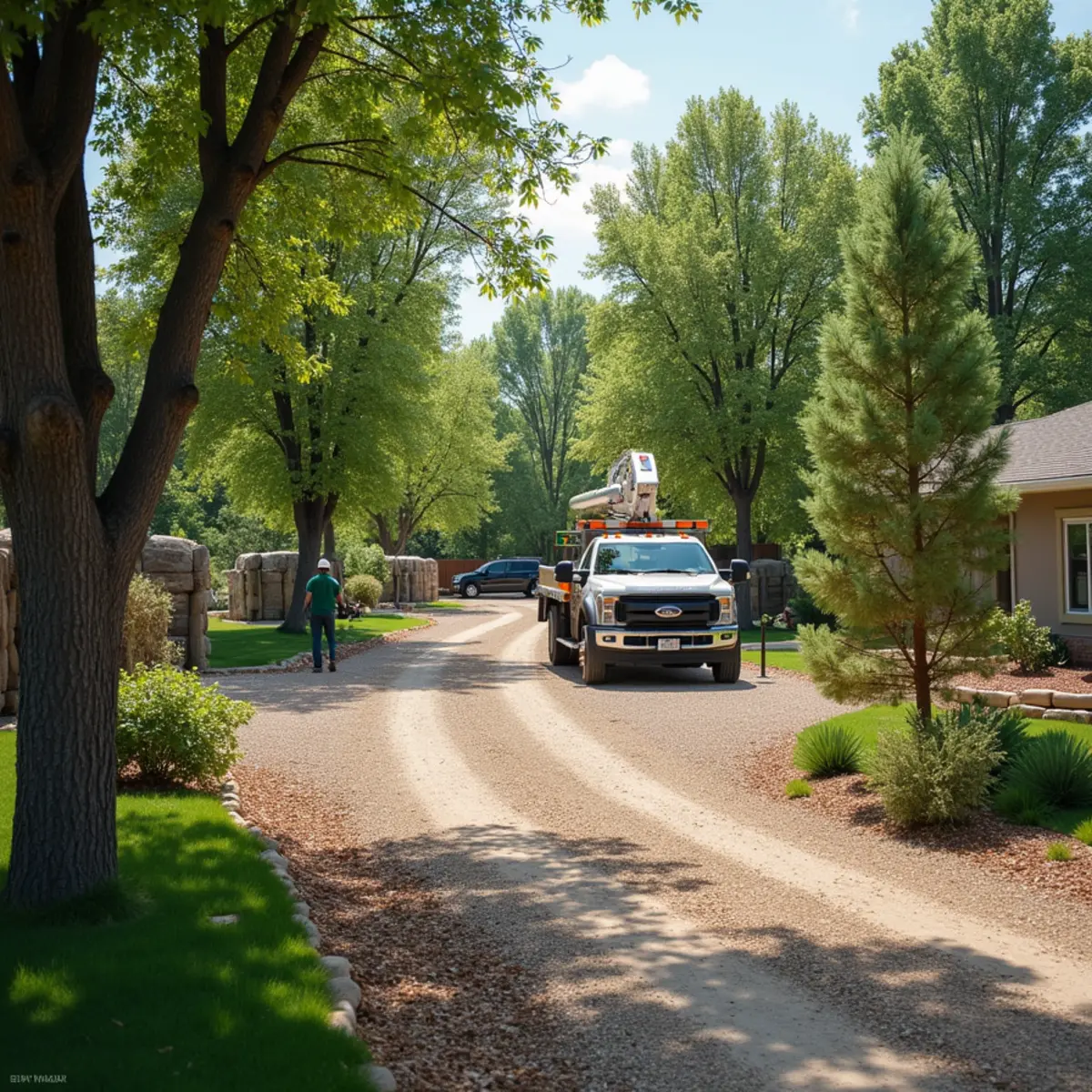 Residential trees and local property conditions in Brighton, Colorado