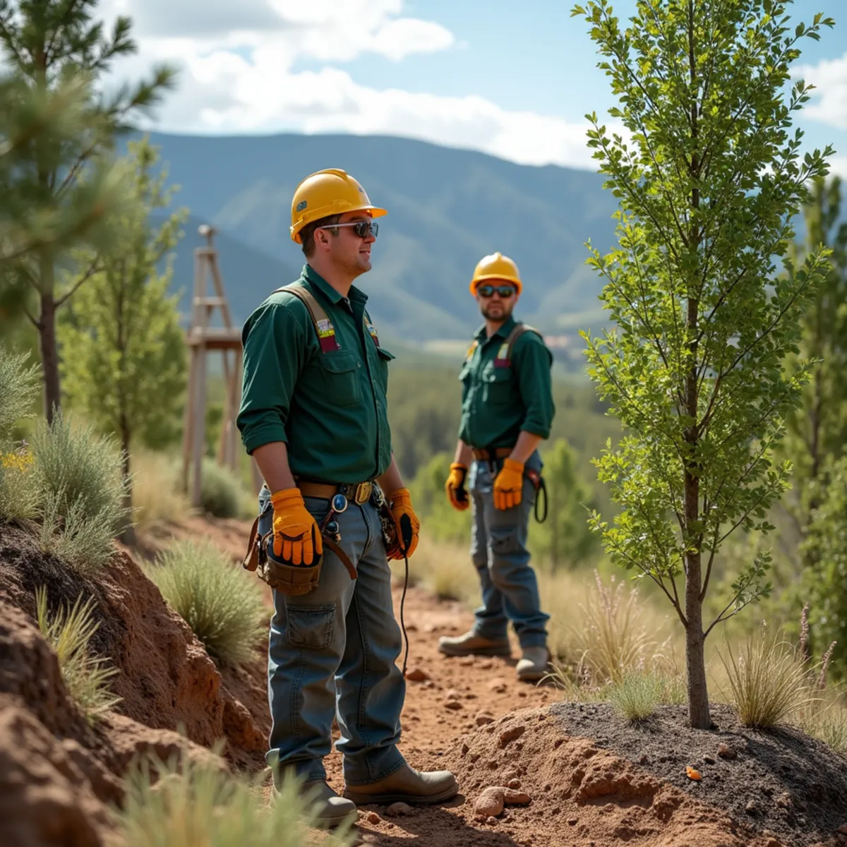 Residential trees and local property conditions in Castle Rock, Colorado