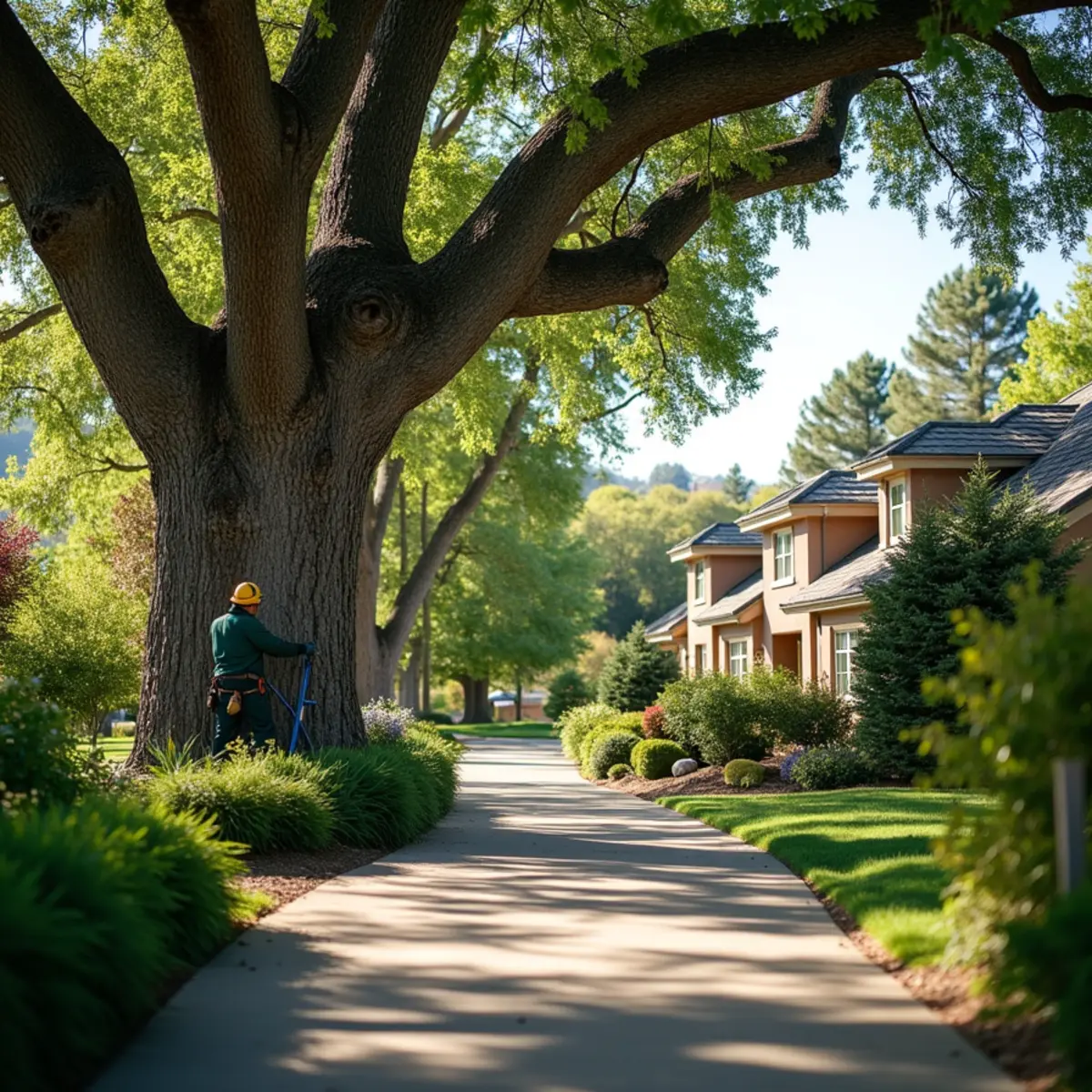Residential trees and local property conditions in Cherry Hills Village, Colorado