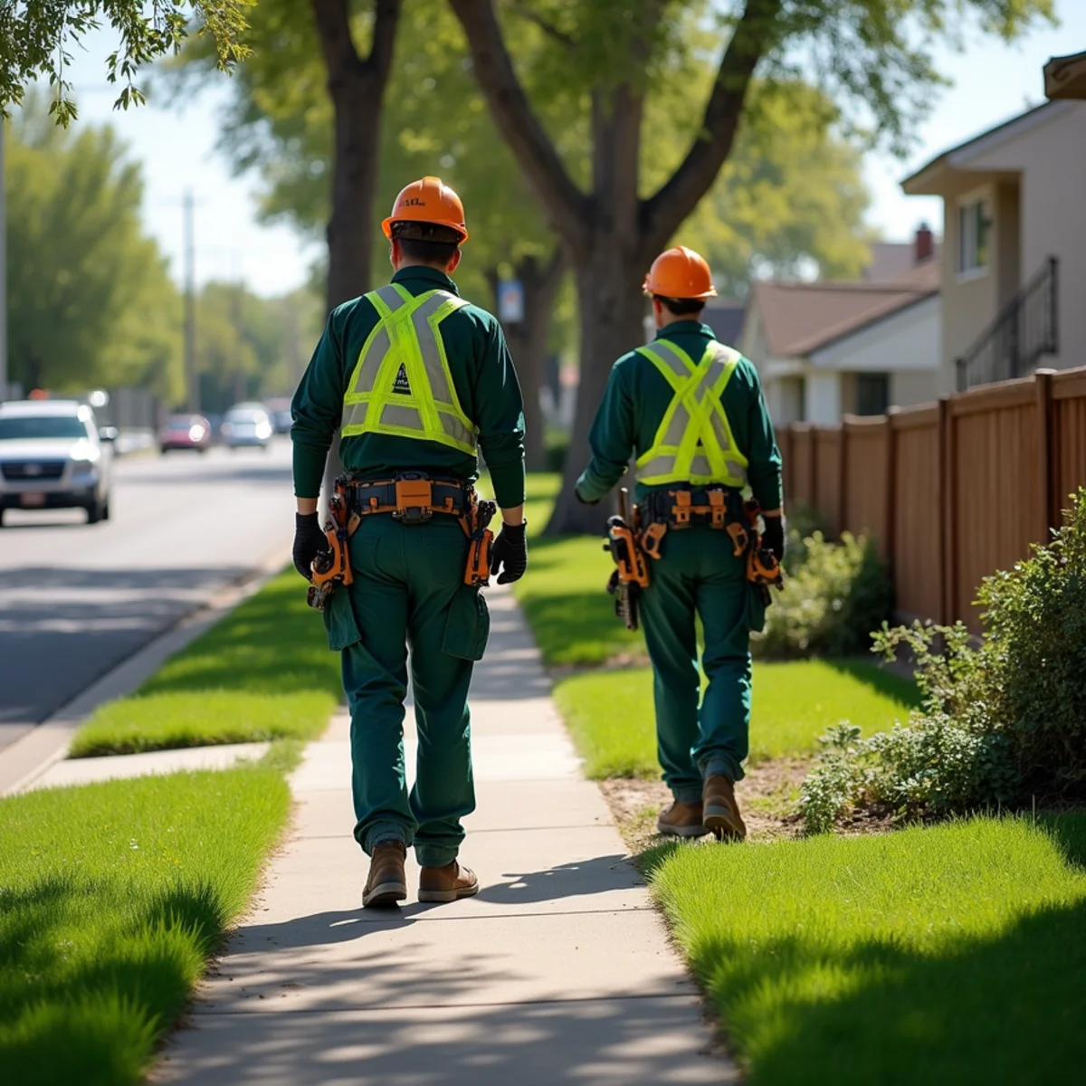 Residential trees and local property conditions in Commerce City, Colorado
