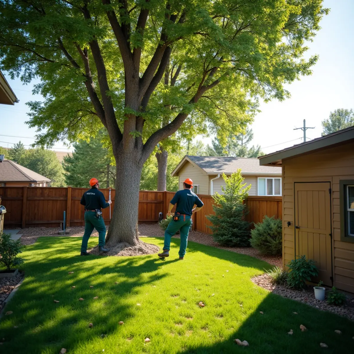 Residential trees and local property conditions in Littleton, Colorado