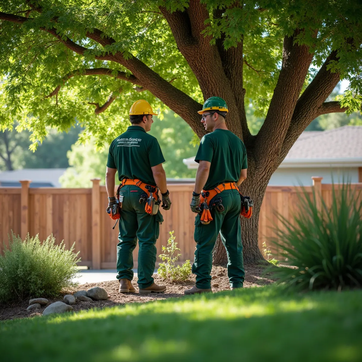 Residential trees and local property conditions in Meadow Hills, Colorado