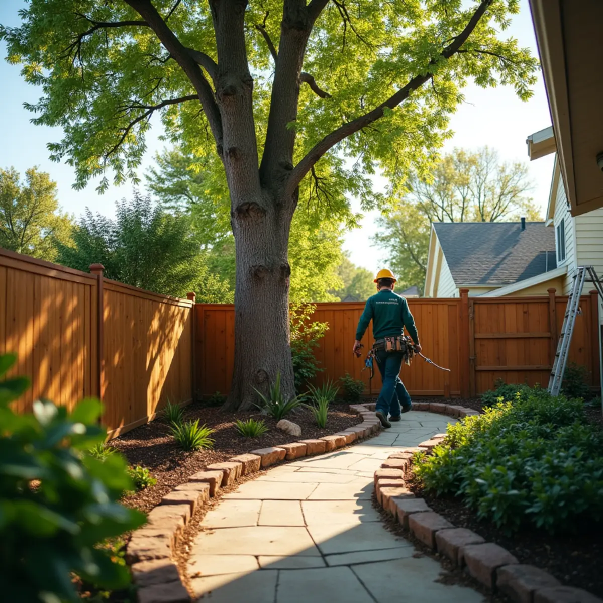 Residential trees and local property conditions in Seven Hills, Colorado